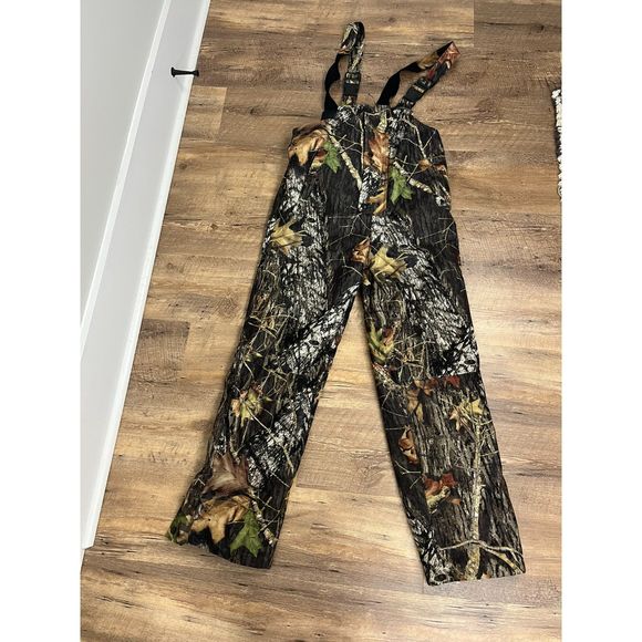 Mossy Oak Other - Bushmaster Mossy Oak Hunting Overalls Insulated Camo Hunting Youth Size 14-16